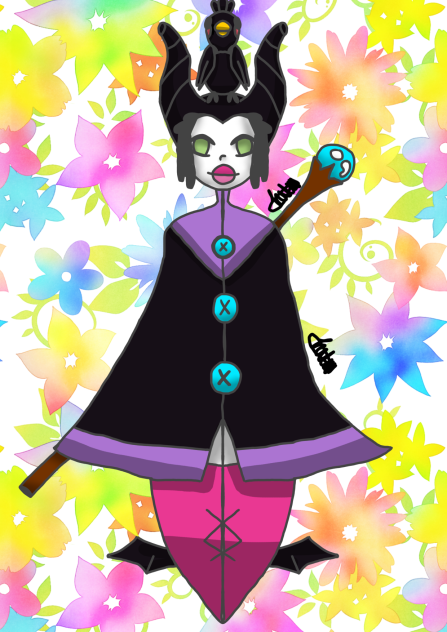 It’s good guy maleficent