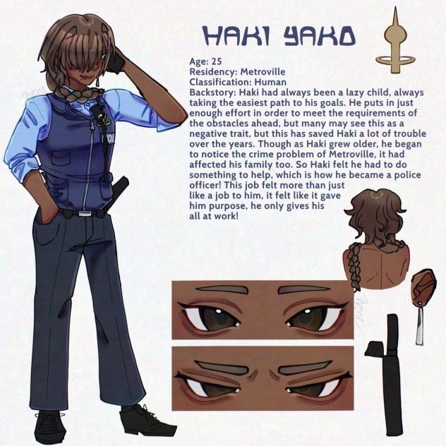 Haki Yako reference sheet