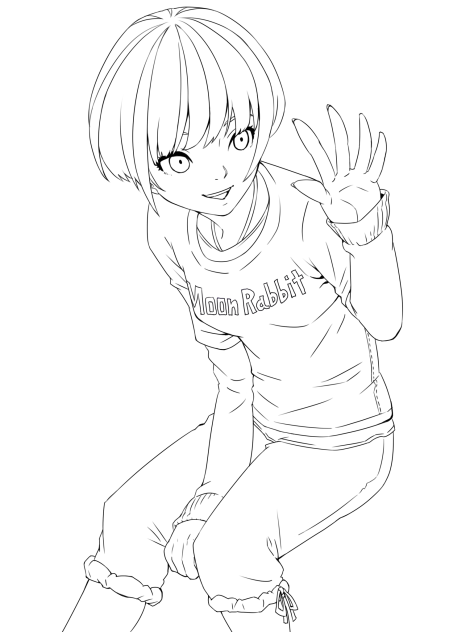 ☆一期一会☆(線画)