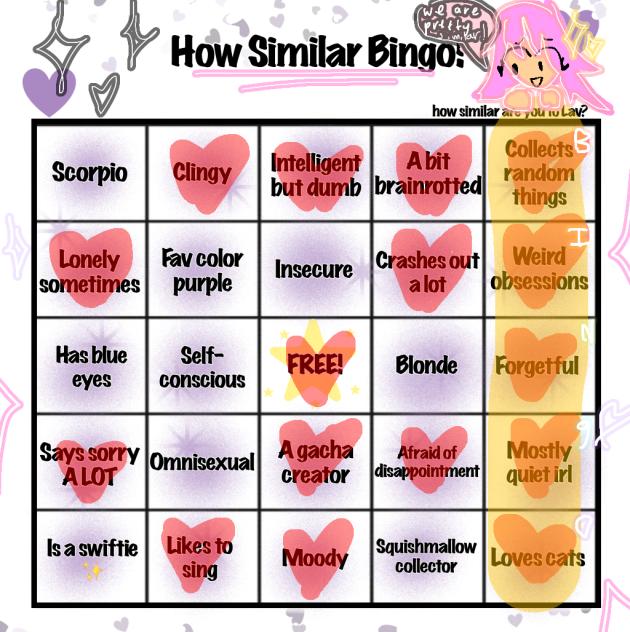 Bingo!! Lavs bingo
