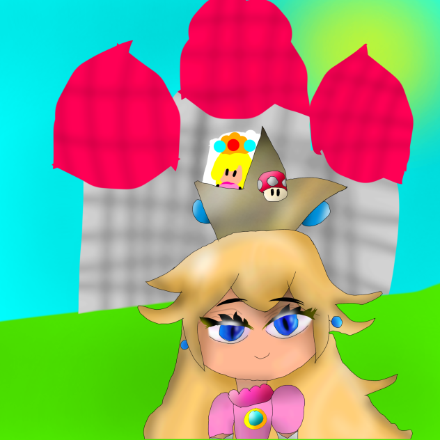 princess peach fan art