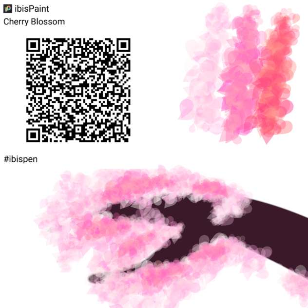 Cherry Blossom Brush - ibisPaint