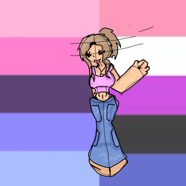 Silly doodle bc  I was bored