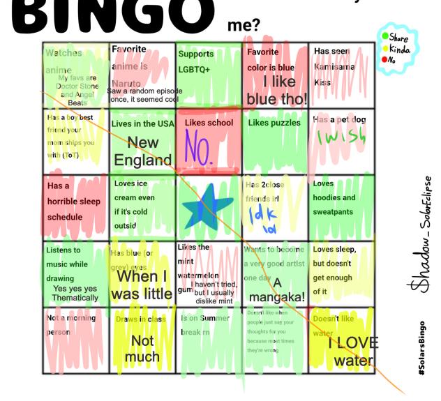 My friends bingo!