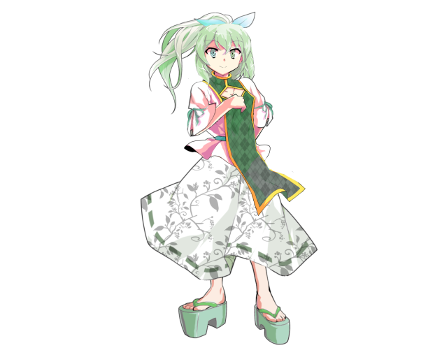 [東方立ち絵改変]美原 緑花(みはら りょくか)