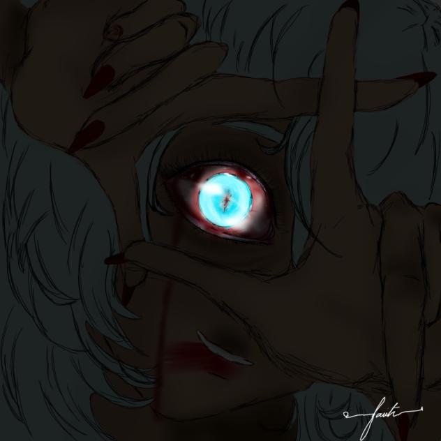 blue eye - ibisPaint