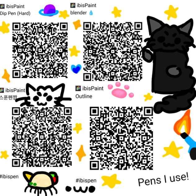 Brushes I use - ibisPaint