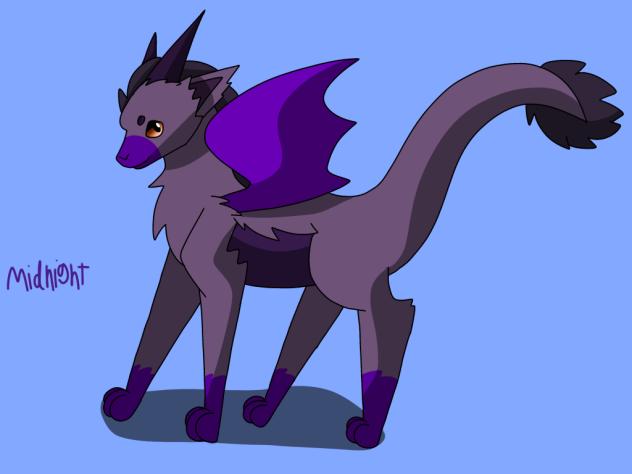 Dragon, Shadow Dragon, Midnight.