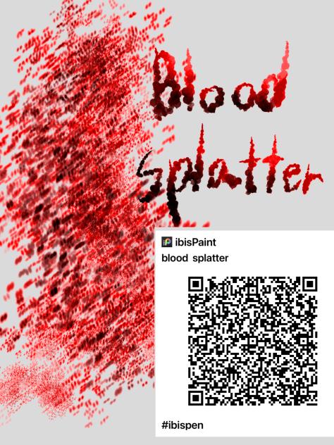 blood splatter〜free use〜