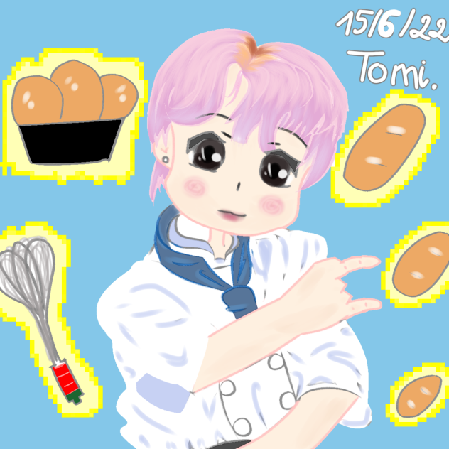 Khi Hanbin làm bánh mì