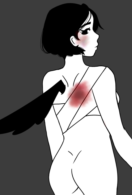 One winged Angel