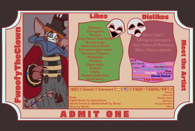 Meet the artist = FwoofyTheClown