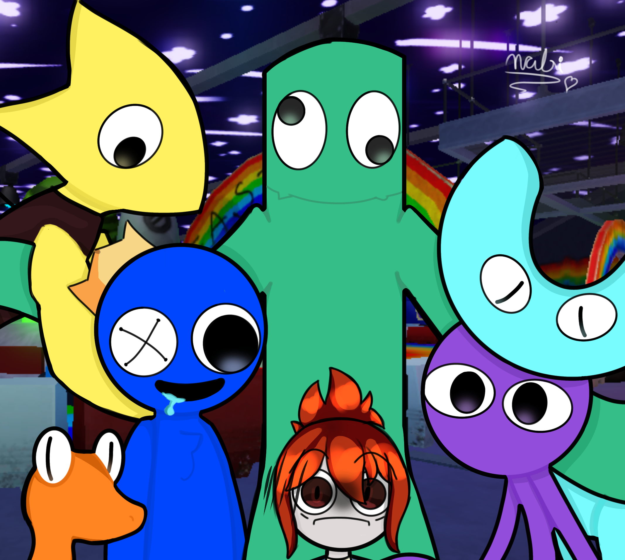 Rainbow Friends - ibisPaint