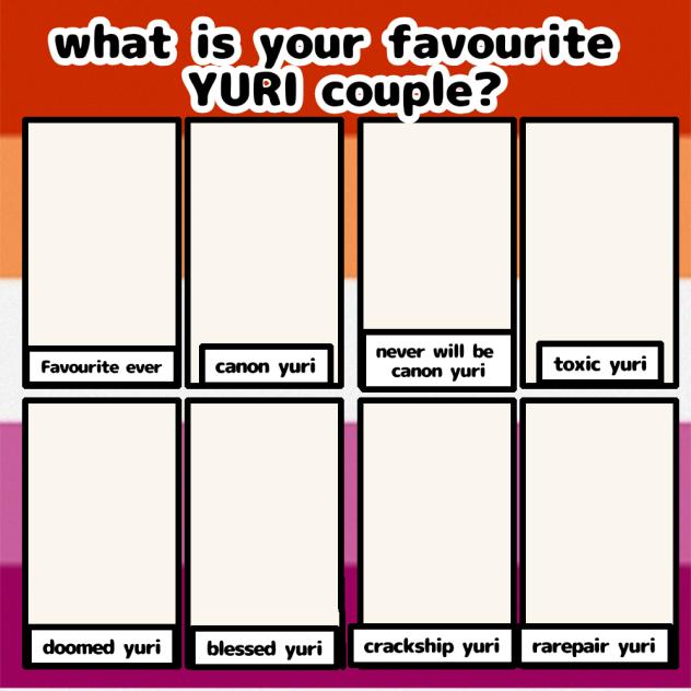 Whats ur favourite YURI Ship