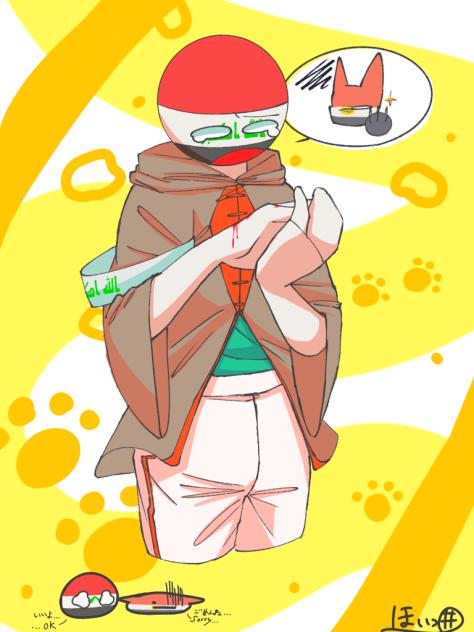 引っ掻かれちゃった🇮🇶