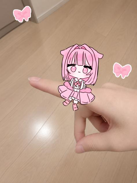 お指にちょこん