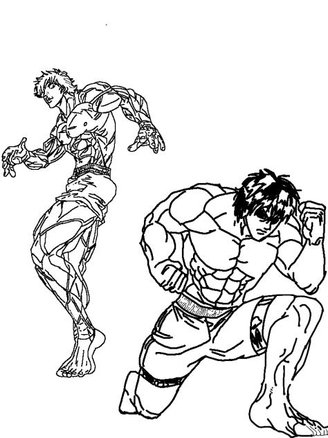 Baki Hanma&Ohma tokita  THE KINGS