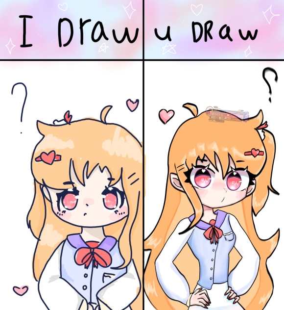 i draw vs u draw collab with laura eki
