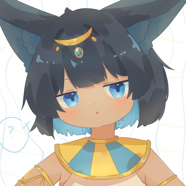 褐色エジプト猫耳ロリ