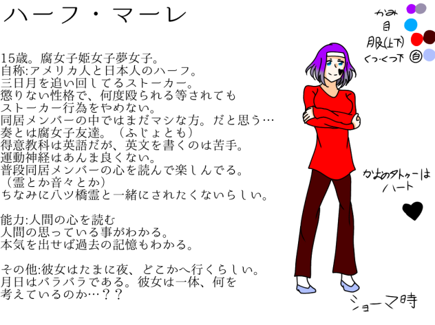 ハーフ・マーレ　資料