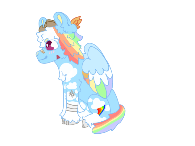 Rainbow dash redesign - ibisPaint