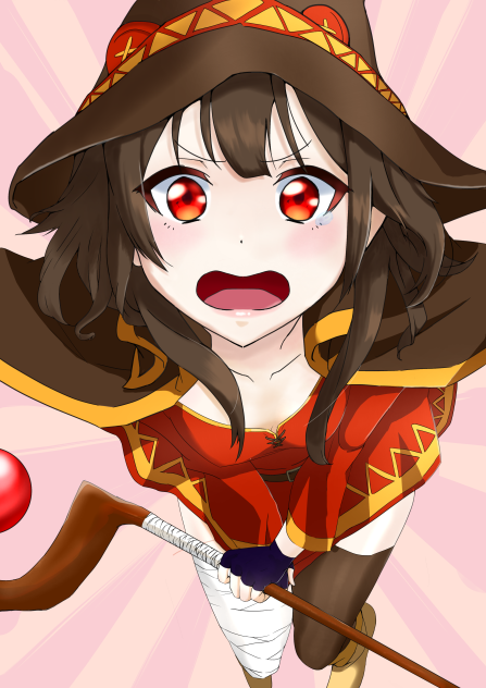 パンツをスティールされためぐみん