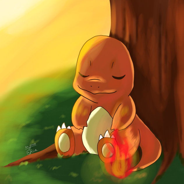 No.0004 ヒトカゲ - ibisPaint