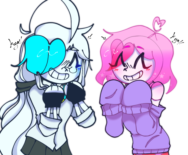 Cyan and pastel fangirling..