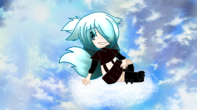 Hi I’m floating on a cloud - ibisPaint