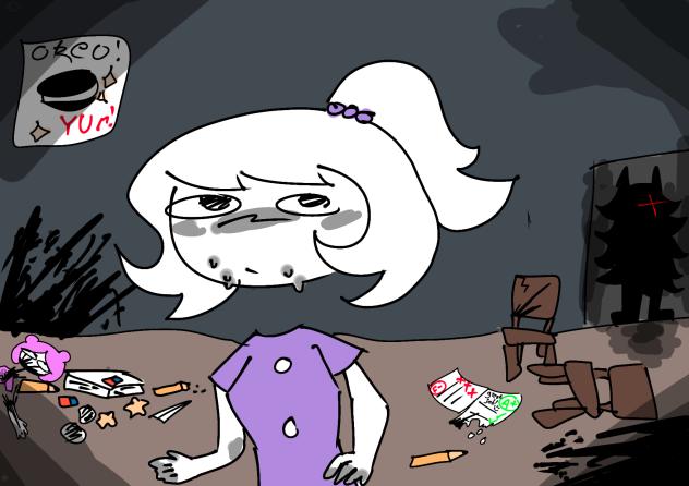 miss circle is coming... lazy drawing