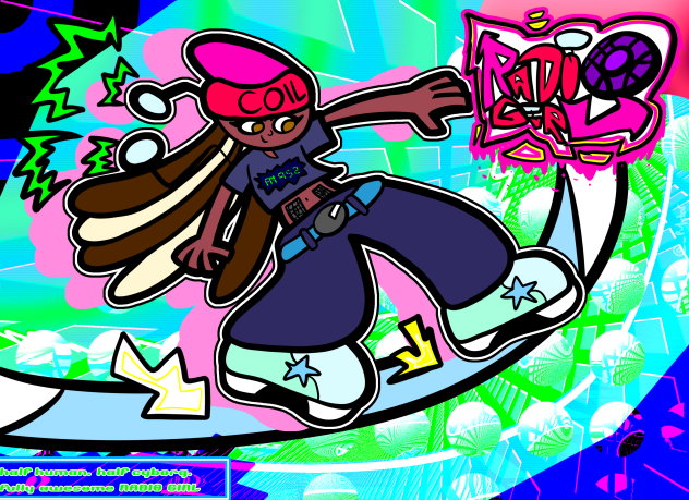 Radio Girl (Artfight attack)