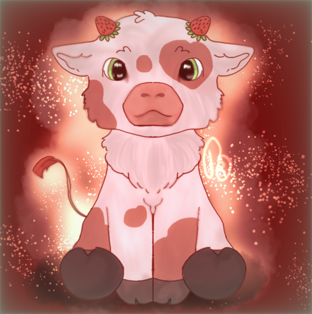 Strawberry cow✨🐄🐮🍓