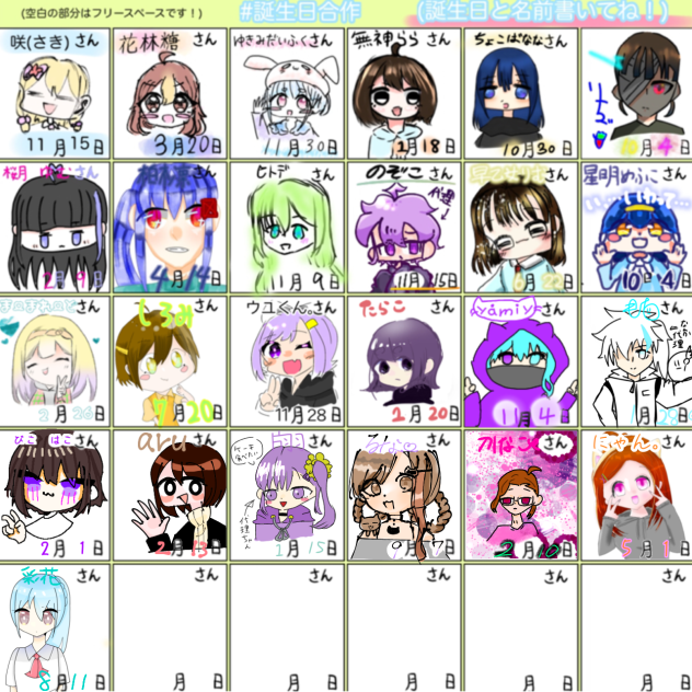 誕生日合作!!