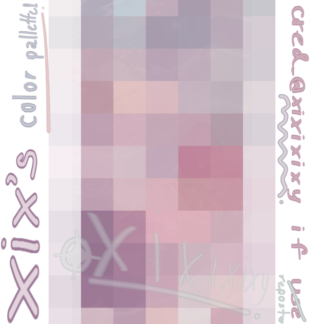 xix's color palette! ｡ﾟ⁠+