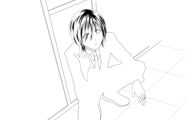 線画11