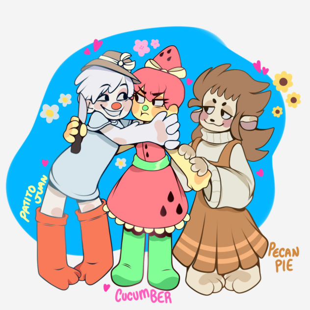 OC’s!!!✨🩷🐥🍉🦔🩷✨