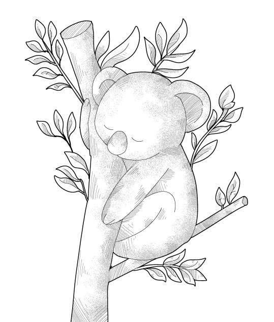 Koala stamp