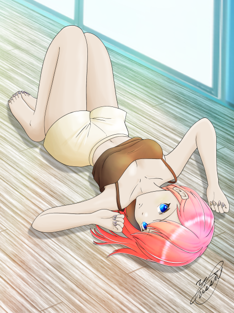 Lazy girl