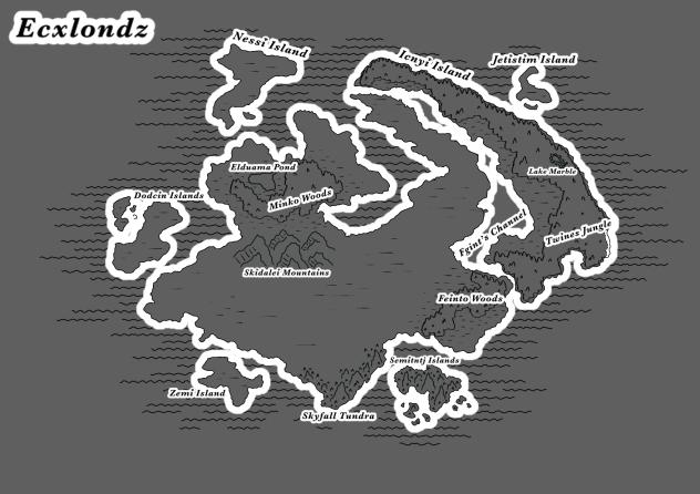 Ecxlondz (Feria DetailedContinent)MAP