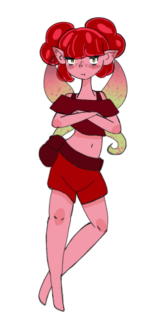 Chili pepper fairy design idea #1