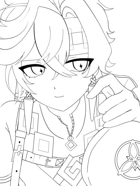 キィニチ　線画