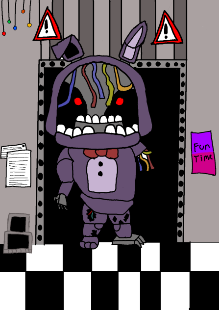 Chubby withered Bonnie