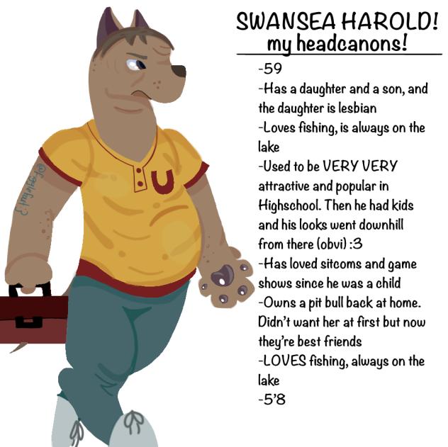 🐶 ANTHROPOMORPHIC SWANSEA!! (pit bull)