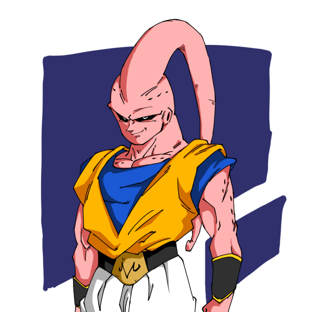 ドラゴンボール 魔人ブウ 悟飯吸収 Ibispaint
