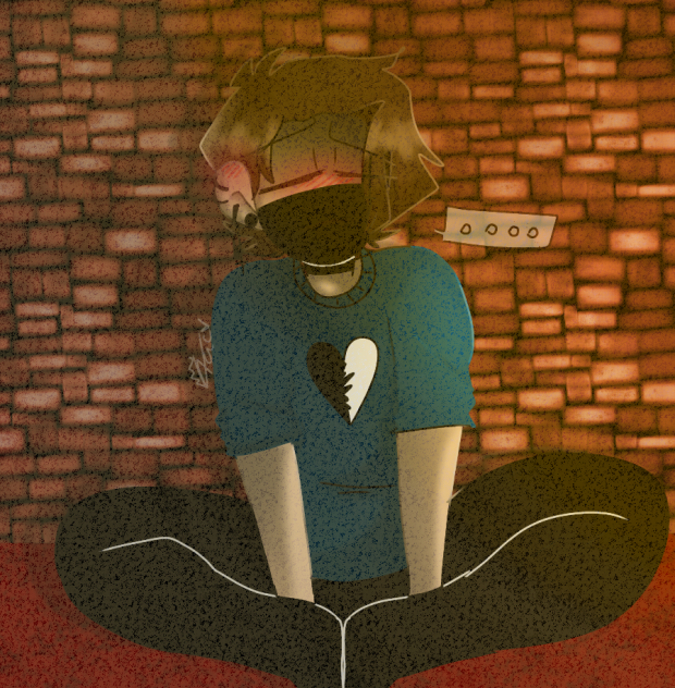 👉👈 heh.. stole Peters shirt🖤💙