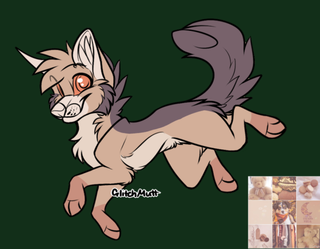 oc for an adopt base by Glitch mutt