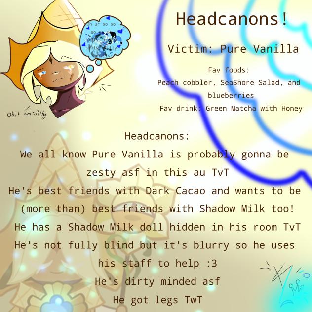 Headcanons Pure Vanilla