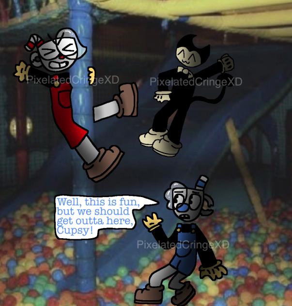 Cuphead in da backrooms