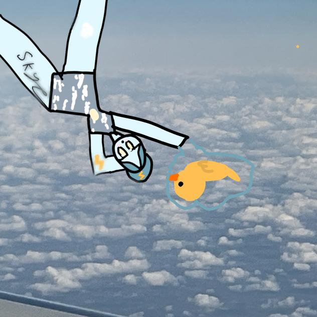 Yes I was on an airplane - ibisPaint
