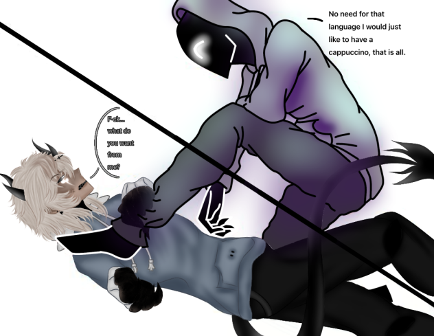 Pinned down for questioning collab